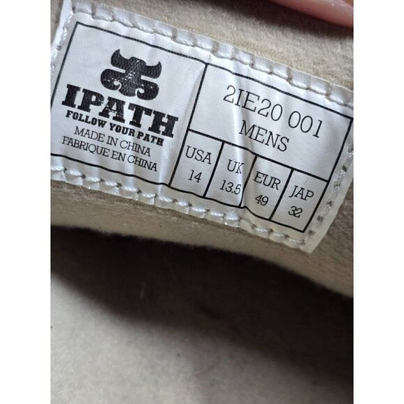 Ipath Reed Low Vegan Hemp Canvas Skateboarding Shoe Mens Size 14 - Picture 8 of 9